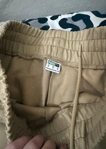 Bej Puma Fermuarlı Rahat Kesim Kadın Eşofman - Görsel 4