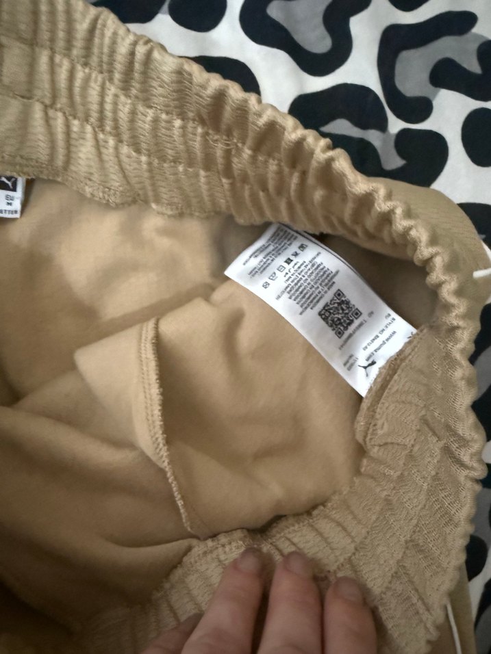 Bej Puma Fermuarlı Rahat Kesim Kadın Eşofman - Görsel 5