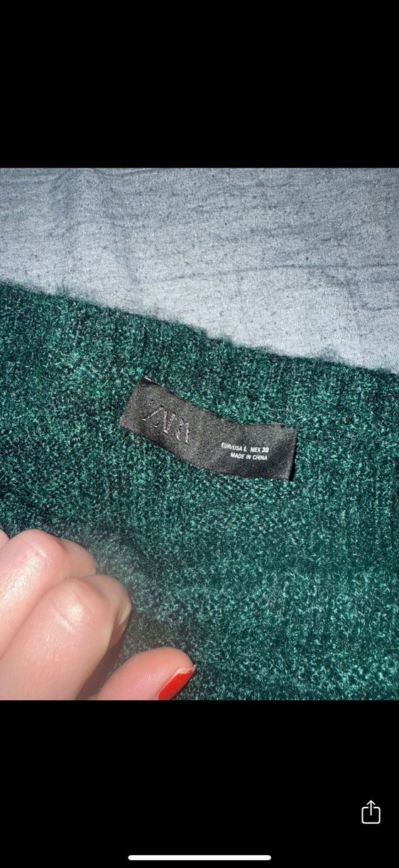 Zara tek omuz kazak - Görsel 3