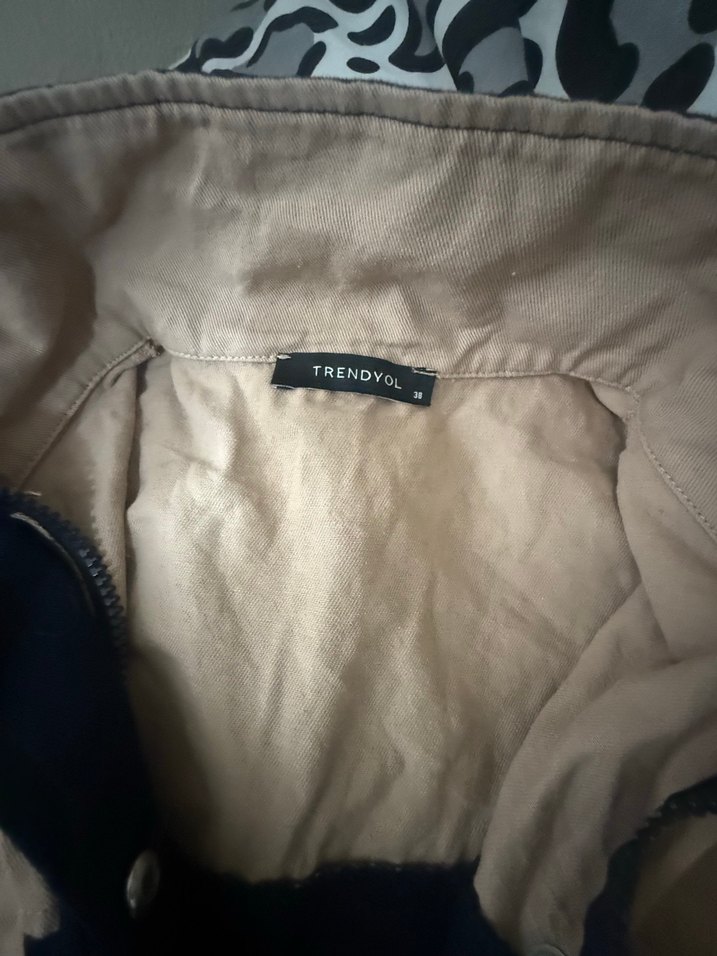 Uzun Kollu Camel Kadın Tulum - Görsel 3