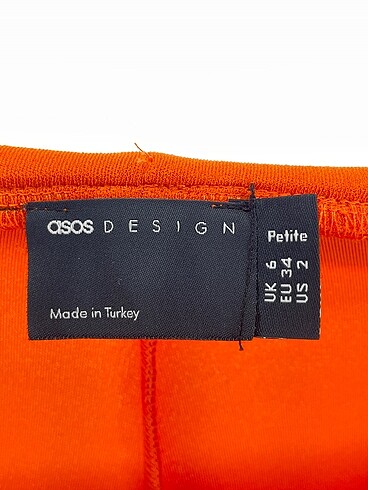 34 Beden turuncu Renk Asos Düz Kesim %70 İndirimli.