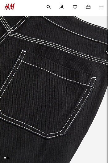 H&M HM gabardin kargo pantolon