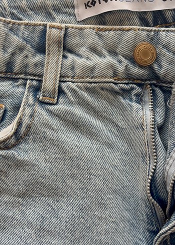 s Beden gri Renk Gri Bağcıklı Kadın Mini Denim Şort
