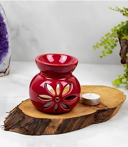 Seramik buhardanlık lotus temalı