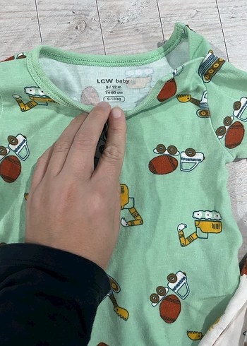 Uzun Kollu Örme Pamuk Bebek Body - Görsel 2