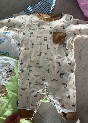 Nakışlı Pamuklu Bebek Tulumları - Görsel 4