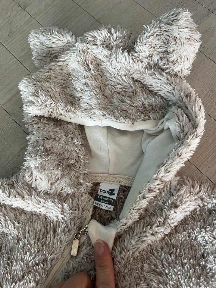 Gri Bebek Erkek Peluş Tulumu - Görsel 2