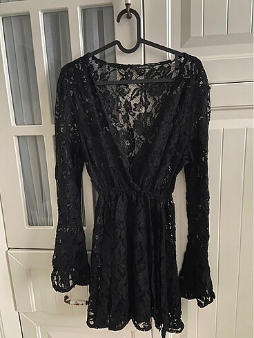 Siyah  Plaj elbises - Görsel 3