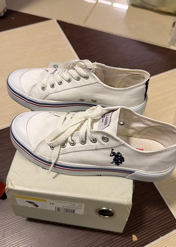 U.S Polo Assn. Beyaz Dusuk Bilekli Sneaker