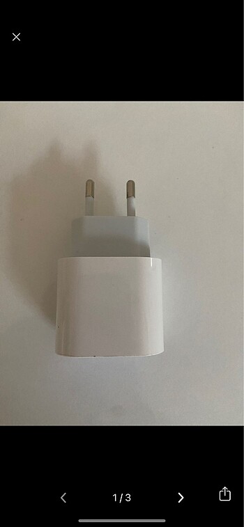 iPhone şarj başlığı