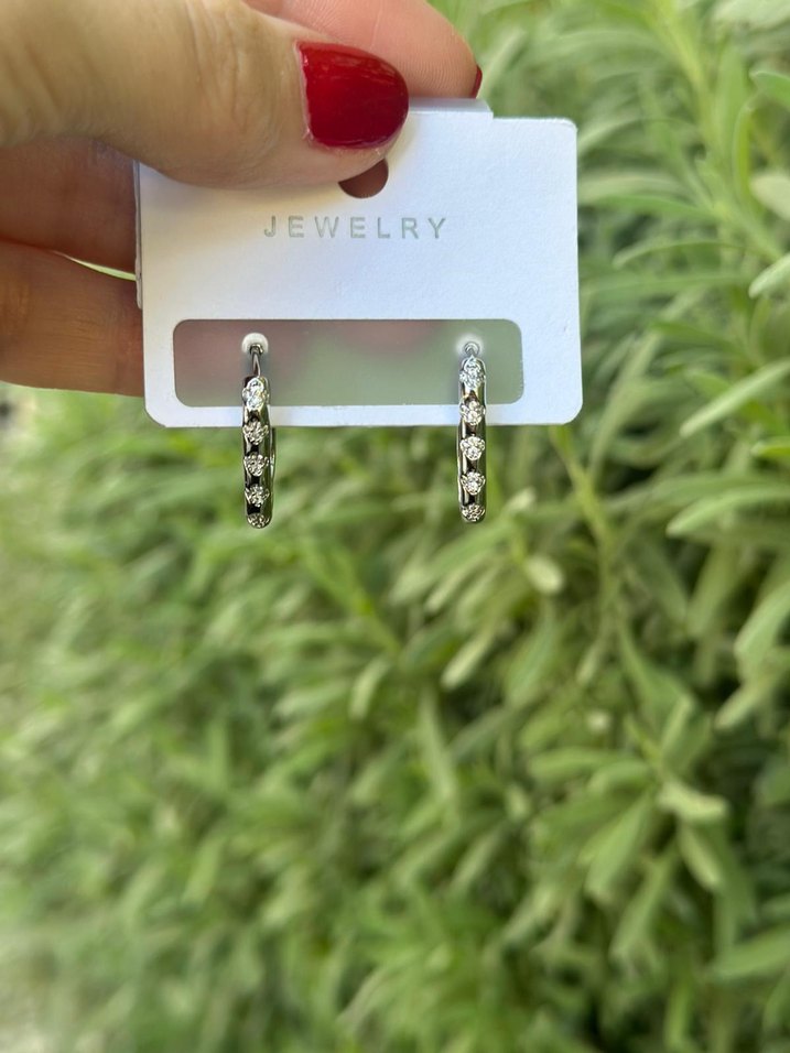 Taşlı Küpe - Görsel 2