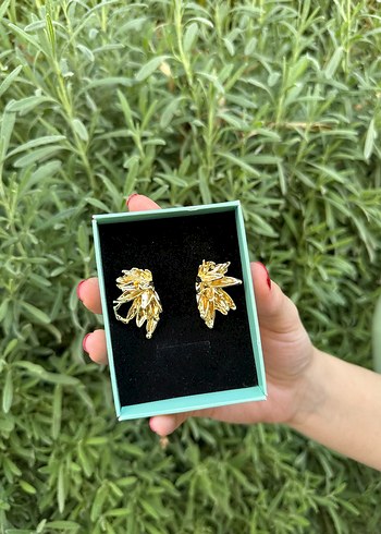 Gold Küpe - Görsel 2