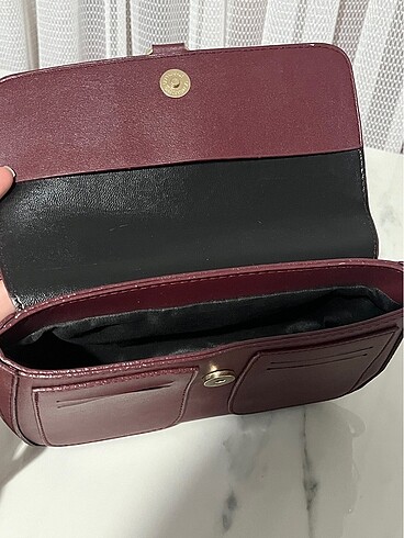  Beden bordo Renk Kol çantası