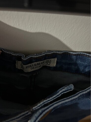 xl Beden lacivert Renk Kot şort pull&bear