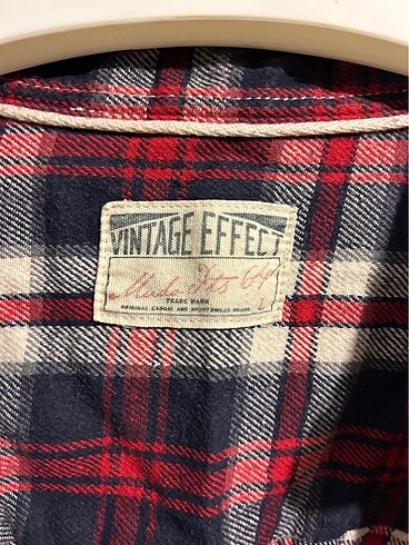 l Beden Mudo Ekoseli Vintage Oduncu Gömlek