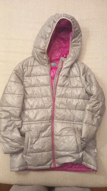 10 Yaş Beden Benetton orijinal mont