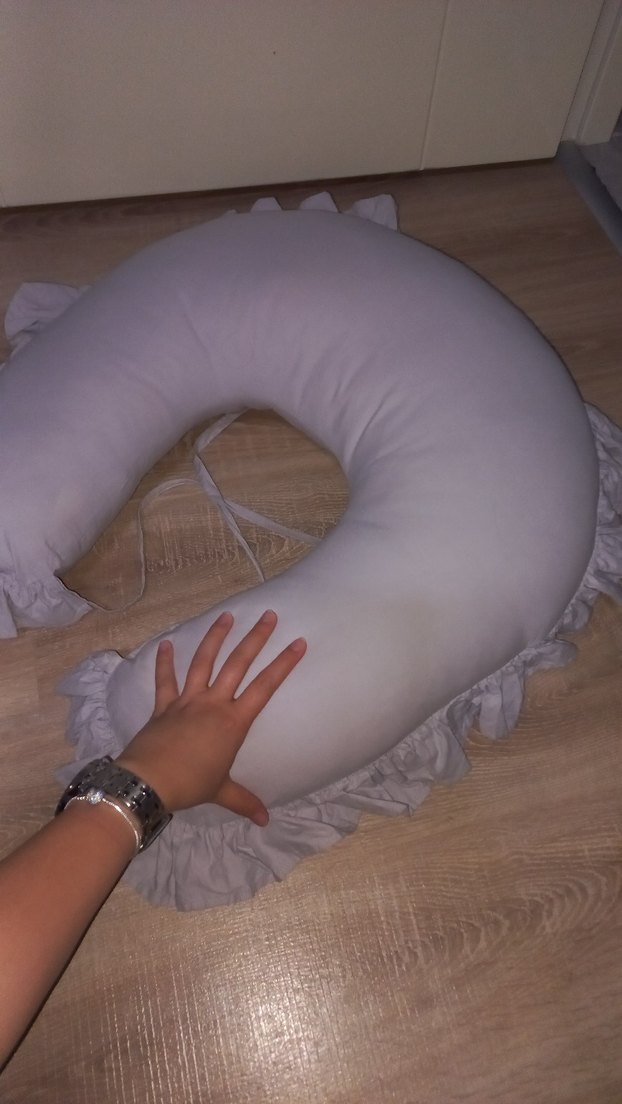 Gri Emzirme ve Hamilelik Yastığı - Görsel 2