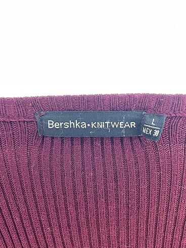 l Beden bordo Renk Bershka Günlük Elbise %70 İndirimli.