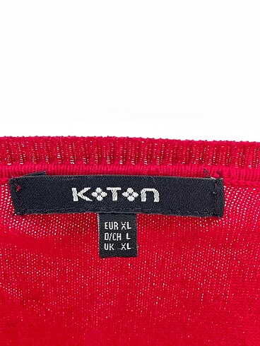 xl Beden kırmızı Renk Koton Kazak / Triko %70 İndirimli.