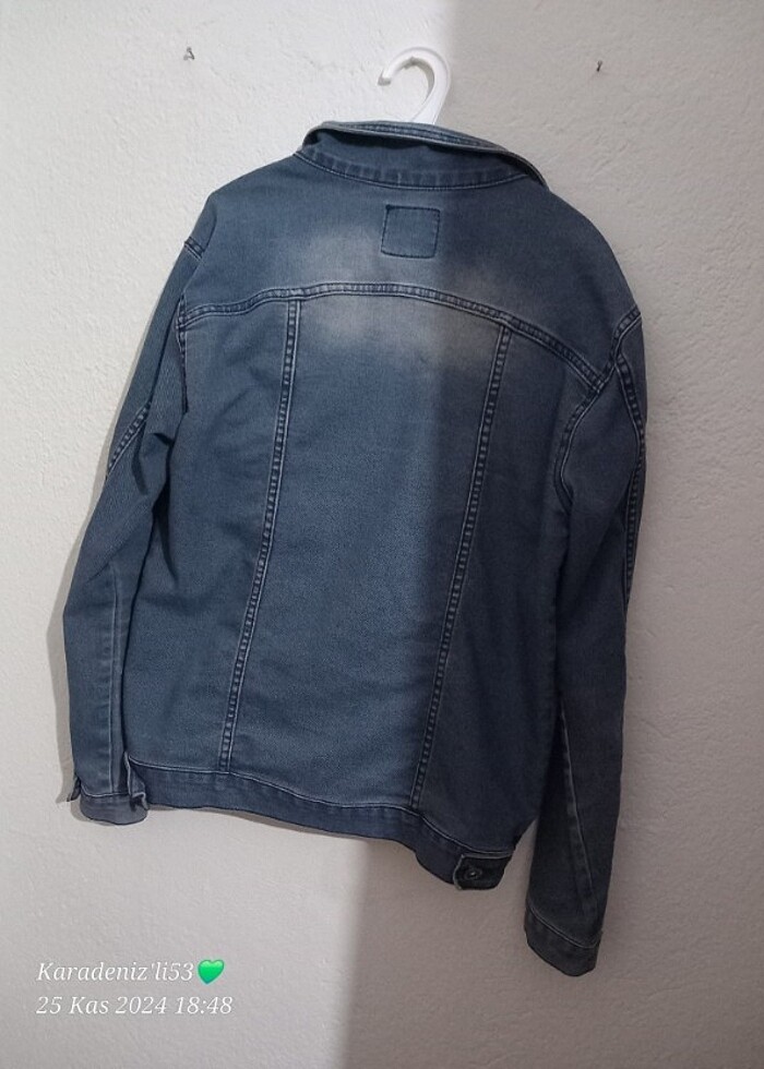 Ekek kot ceket  - Görsel 3