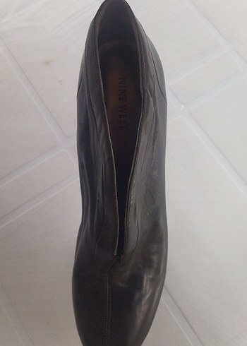 Nine West Siyah Deri düz,Stiletto Bot