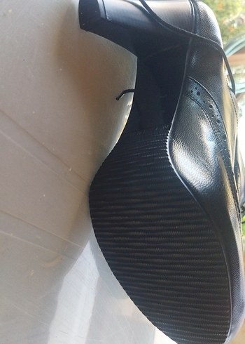 42 Beden siyah Renk Kadın Siyah Deri Stiletto Klasik yarım bot şeklinde ayakkabı