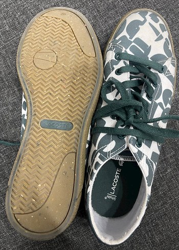 Yeşil Yılan Desenli Bağcıklı Kadın Spor Ayakkabı - Görsel 5