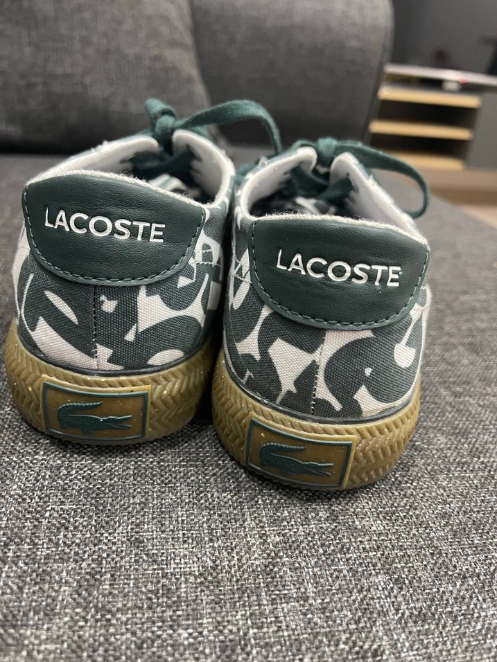 Yeşil Yılan Desenli Bağcıklı Kadın Spor Ayakkabı - Görsel 2