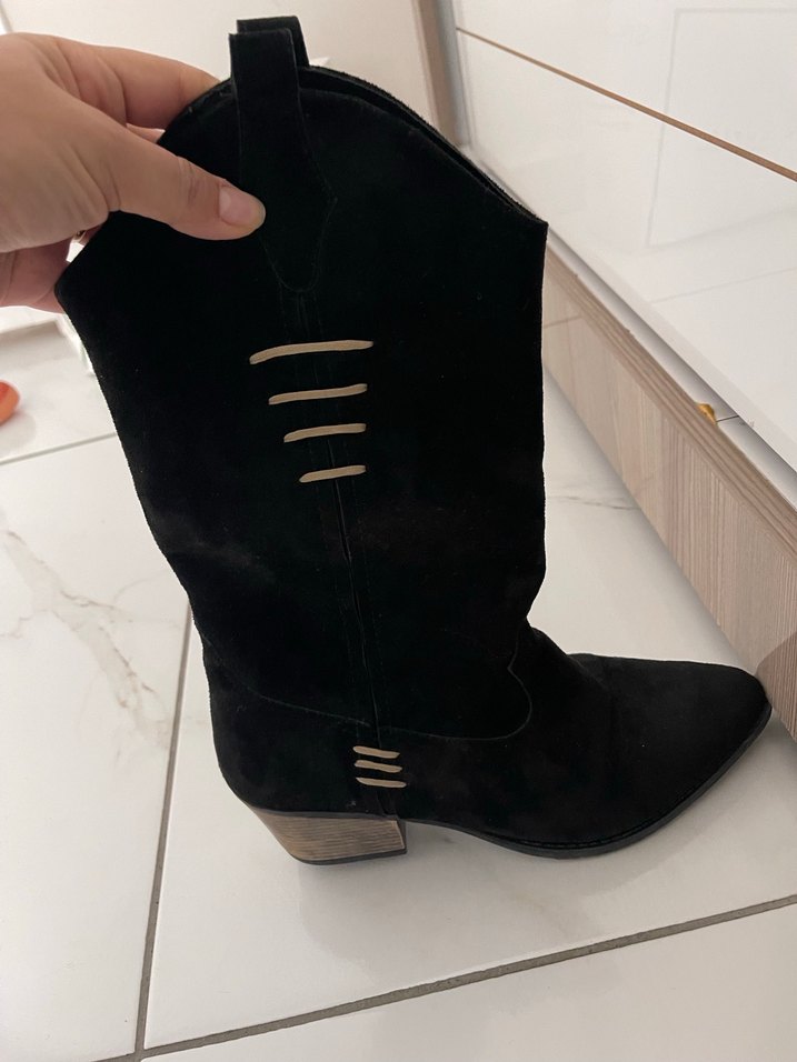 Boy 32 topuk dahil orta en 16 en üst 18 cm - Görsel 2