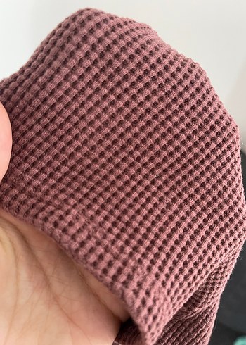 Erkek Çocuk Düğmeli Kahverengi Triko Pantolon - Görsel 4