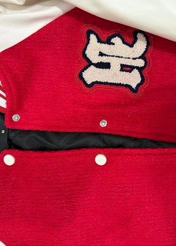 Düğmeli Kırmızı Kadın Spor Ceket - Görsel 2