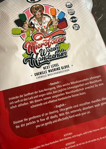 Nuke Guys alman Mikrofiber oto Yıkama Eldiveni - Görsel 4