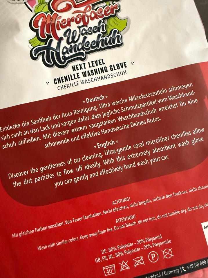 Nuke Guys alman Mikrofiber oto Yıkama Eldiveni - Görsel 5