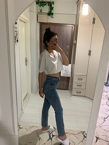 İkili beraber kot pantolon