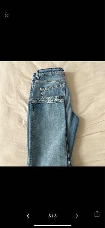 38 Beden mavi Renk Zara jean