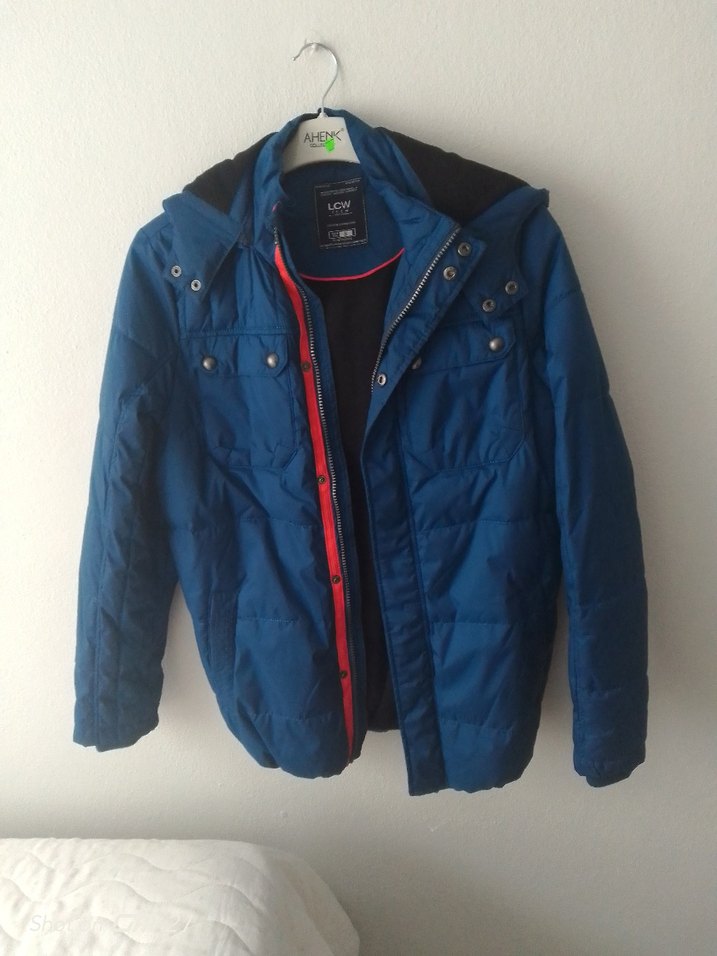 Erkek Çocuk Lacivert Düğmeli Mont - Görsel 4