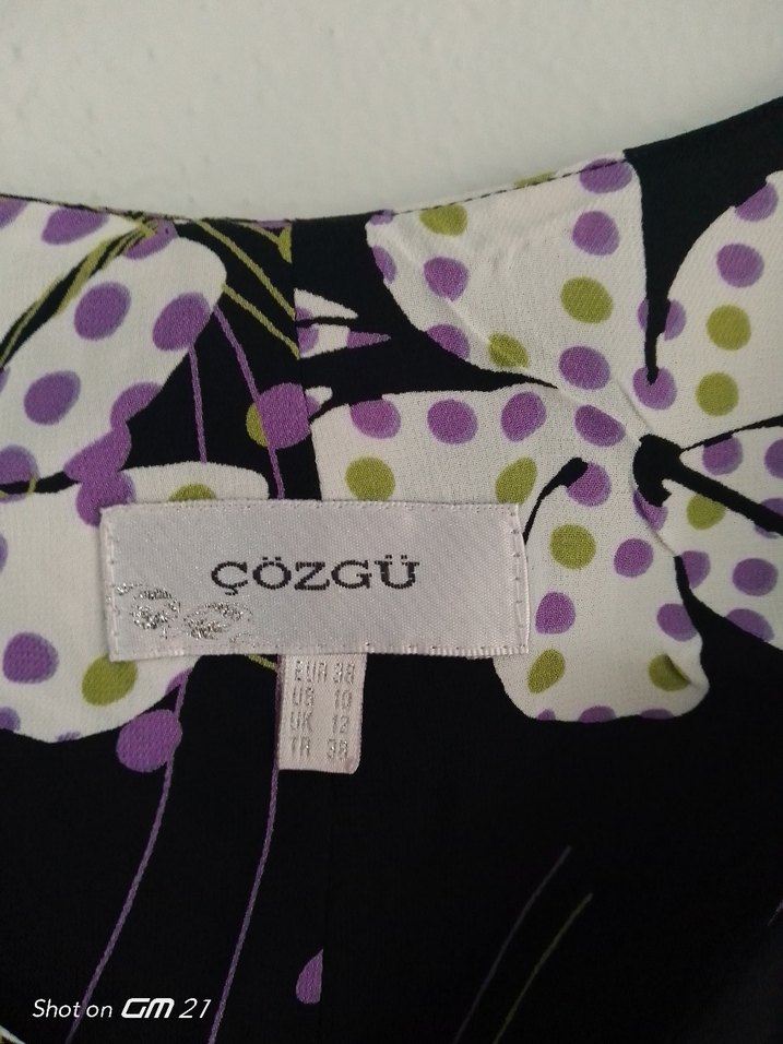 Mor Bağlamalı Uzun Kadın Elbise - Görsel 4