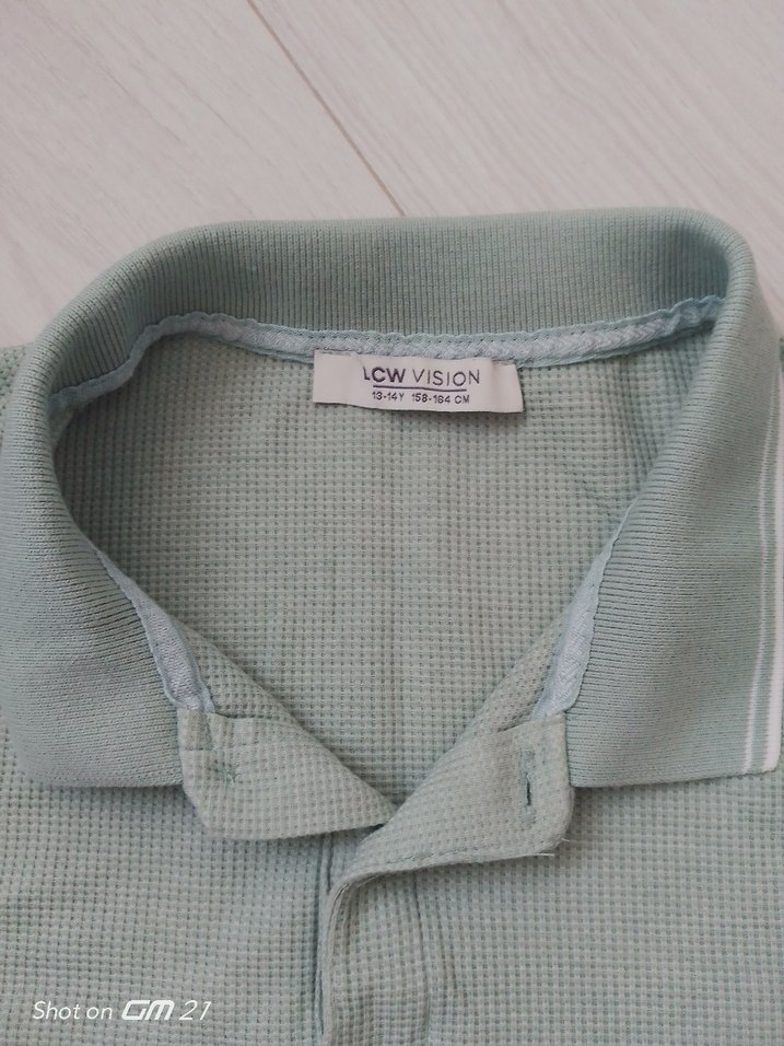 turkuaz Erkek çocuk Polo Tişört - Görsel 2