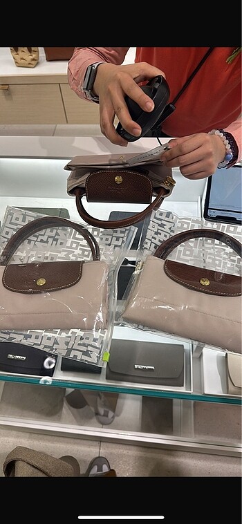 Beden ten rengi Renk Longchamp S Krem