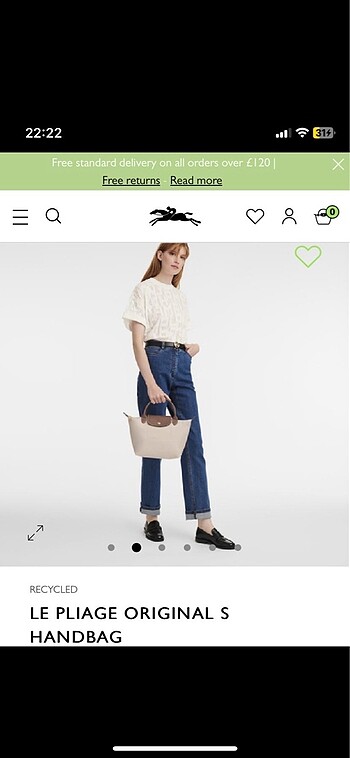 Longchamp Longchamp S Krem