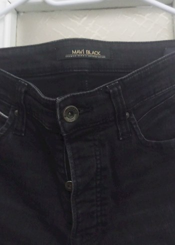 Mavi Jeans Kemerli Siyah Regular Fit Erkek Kot Pantolon