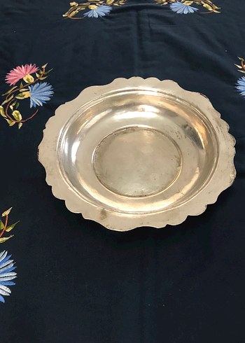 Antika Mertebani ( Kalaylı Bakır Yemek Tabağı) - Görsel 10