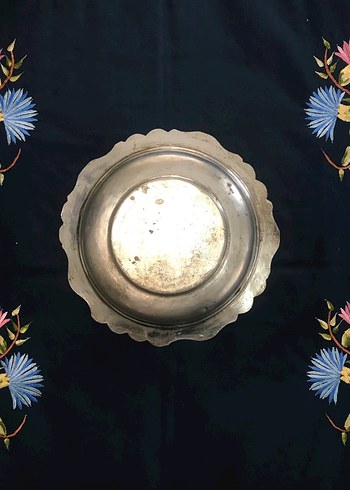 Antika Mertebani ( Kalaylı Bakır Yemek Tabağı) - Görsel 6