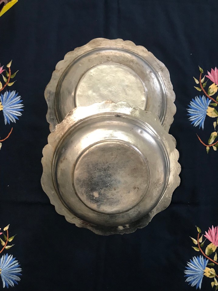 Antika Mertebani ( Kalaylı Bakır Yemek Tabağı) - Görsel 2