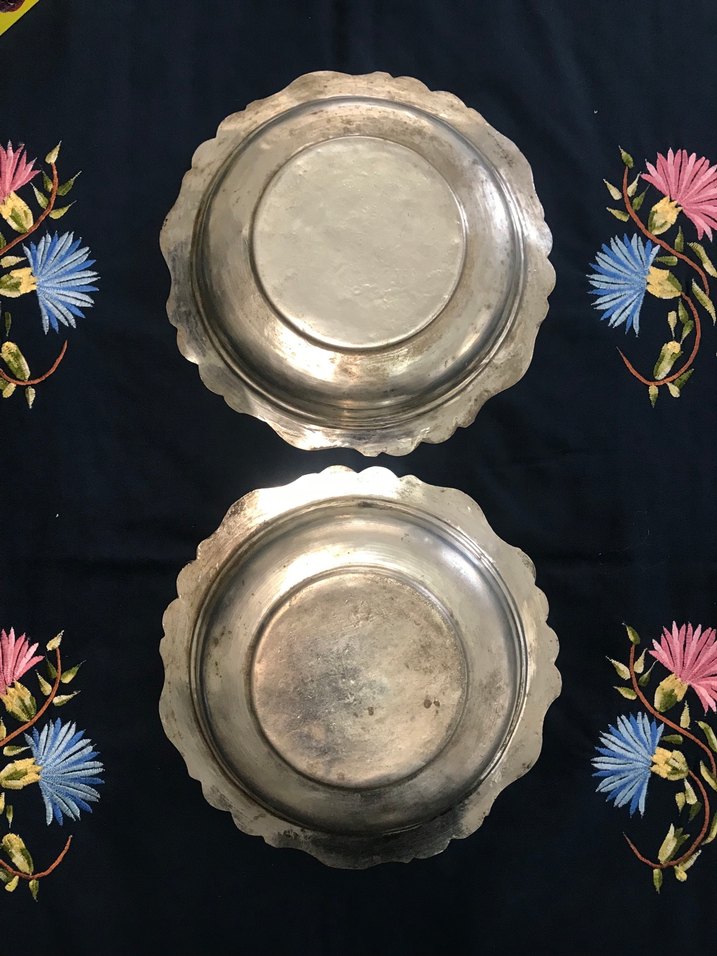 Antika Mertebani ( Kalaylı Bakır Yemek Tabağı) - Görsel 3