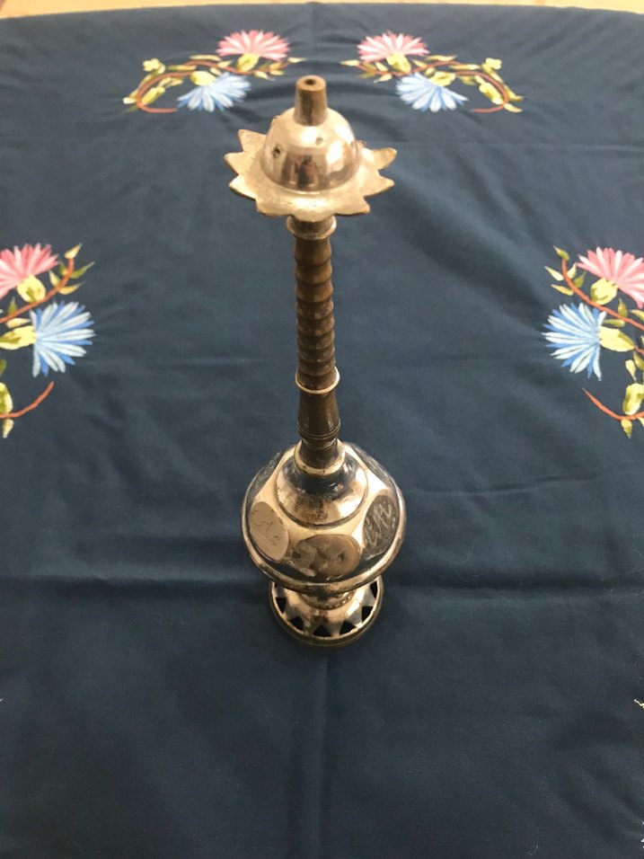 Pirinç Metal Kase,Gülsuyuluk ve Tepsi Takımı - Görsel 5