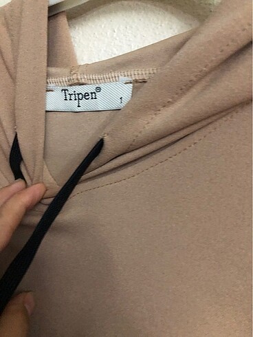 38 Beden camel Renk Krem tunik