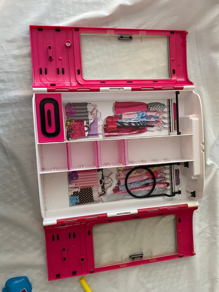 Pembe Barbie gardrop - Görsel 3