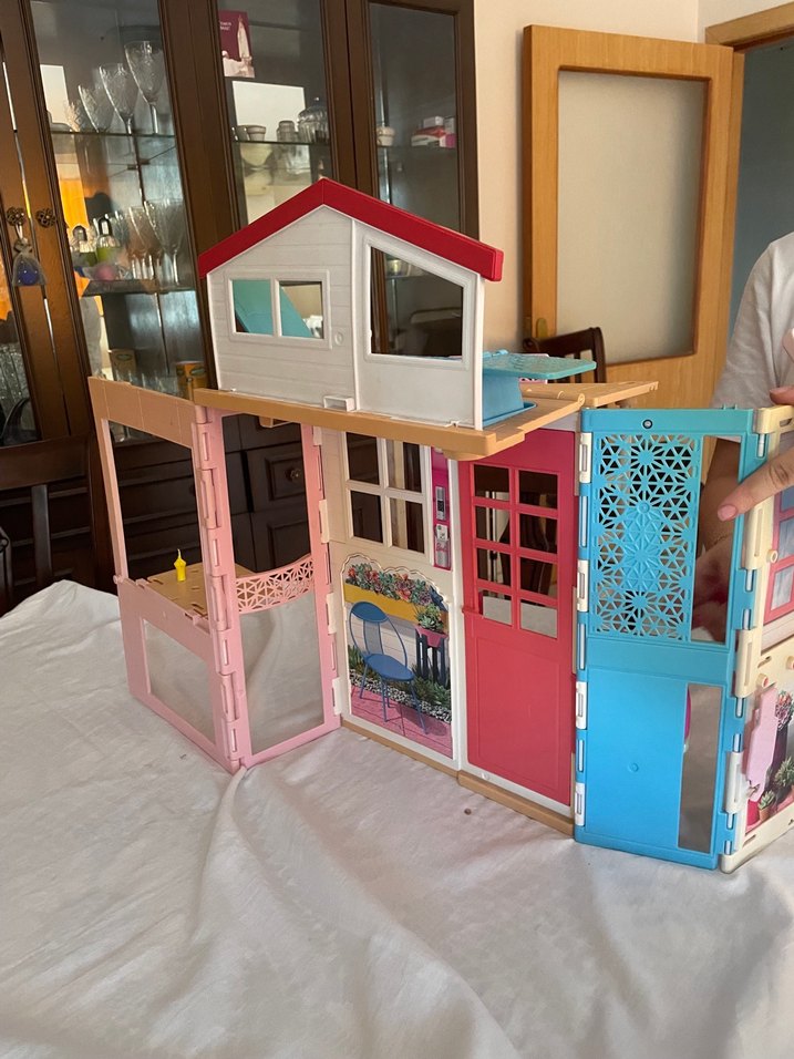 Barbie Pembe Oyuncak Ev - Görsel 2