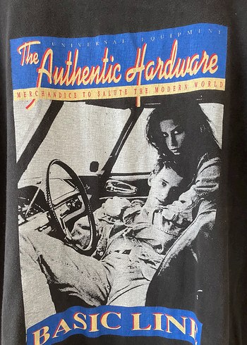 xl Beden siyah Renk Vintage tişört